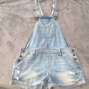 Forever 21 denim overalls